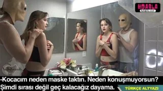 Baştan Çıkarıcı Sarışın Hatun Sikişirken Kocasına Yakalandı