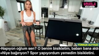 Annesinin Bırakıp Gittiği Azgın Sürtüğe Daha Fazla Karşı Koyamadı